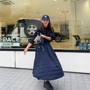 새상품급 rosy monster 리버서블 워미 스커트