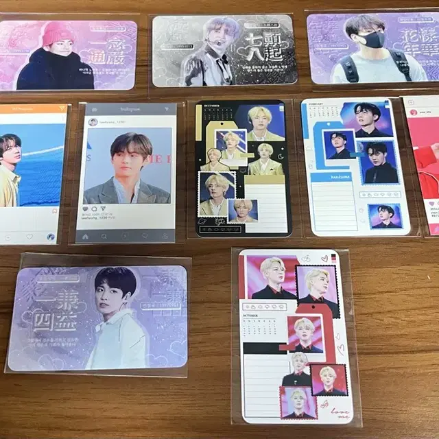 (A-2) 방탄 포토카드 - (미사용/개별포장) 10장