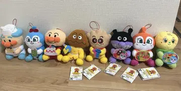 호빵맨 봉제 인형 7체 세트