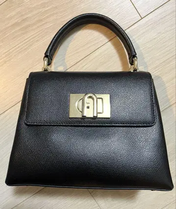 훌라 FURLA 탑 핸들 2way 핸드백 블랙