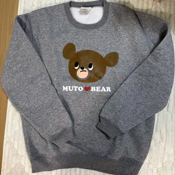 MUTO BEAR 맨투맨 사이즈 M 무토 베어 무토 케이지 그레이트 무타