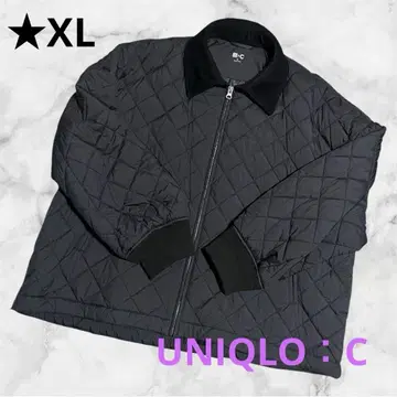[ 새상품급 ] UNIQLO:C 퍼프 테크 블루종 퀼팅 블랙 XL