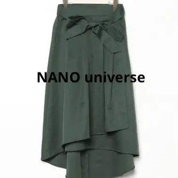 [ NANO universe ] 스커트 새상품급 리본 그린 그린