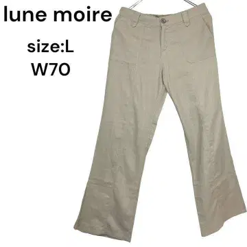 lune moire 루네모알레 팬츠 캐주얼 허리밴딩 멋쟁이 L