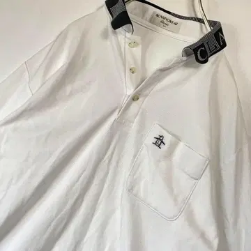 먼싱웨어 긴팔 피케 셔츠 원 포인트 리틀 피트 사슴 무늬 일본제