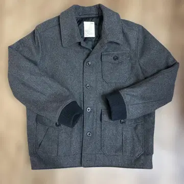 남성용 울 코트 XL