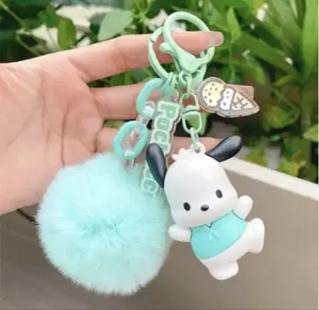 포차코 찰랑찰랑 키링 민트 그린