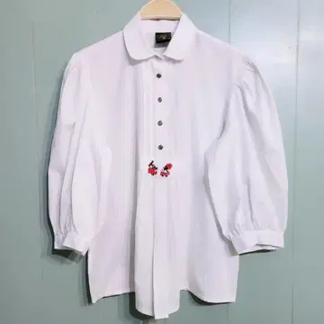 티롤리안 블라우스 셔츠 자수 티롤리안 블라우스