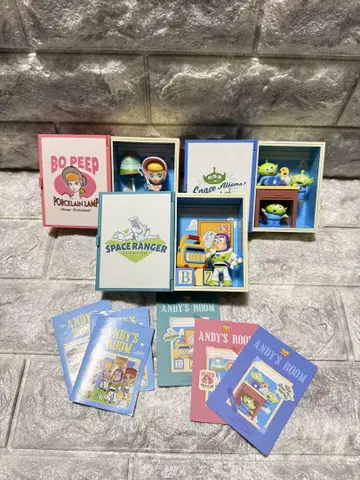 POP MART 토이스토리 ANDY'S ROOM 보 리틀그리즐리 버즈