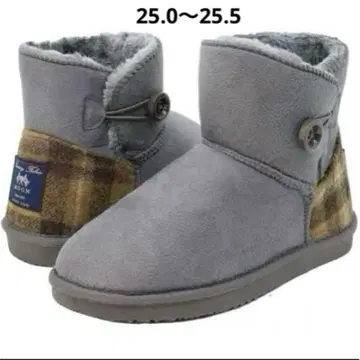 새상품 [ PEAK JOHN ] 어그 부츠 그레이 25.0~25.5cm