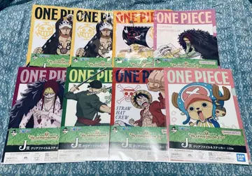 ONE PIECE 제일복권 클리어 파일&스티커 세트