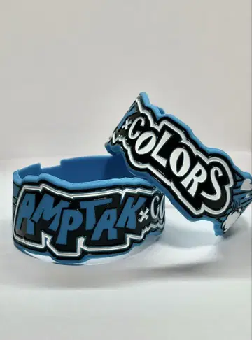 [ AMPTAK x COLORS ] 실리콘 밴드 2개 세트 (치구사 군)