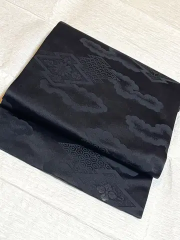 새상품급 상복 겨울용 나고야 오비 경종미광