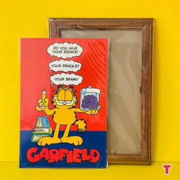 포스터 우드 프레임 세트 GARFIELD 가필드 No.T