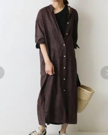 프레임워크 FRENCH LINEN 셔츠 원피스 Framework