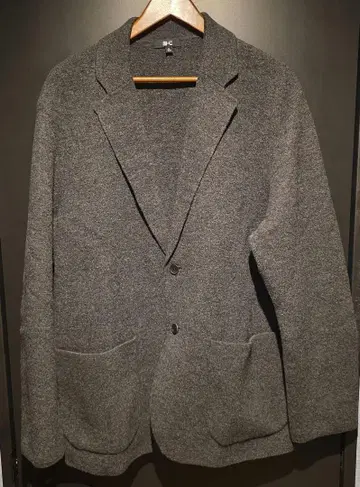 UNIQLO C 다크 그레이 니트 자켓 XL