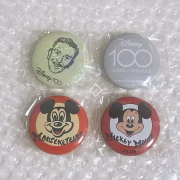 디즈니 리조트 Disney100 미키마우스 클럽 캔뱃지 미키