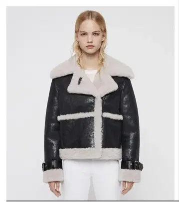 Farley Shearling Jacket all saints 무스탕