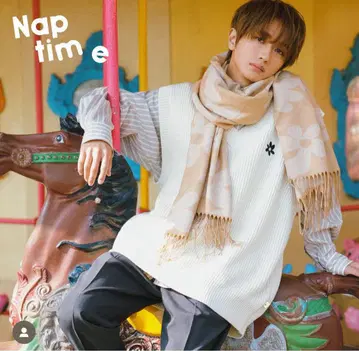 Naptime. 니트 베스트 아이보리 새상품급