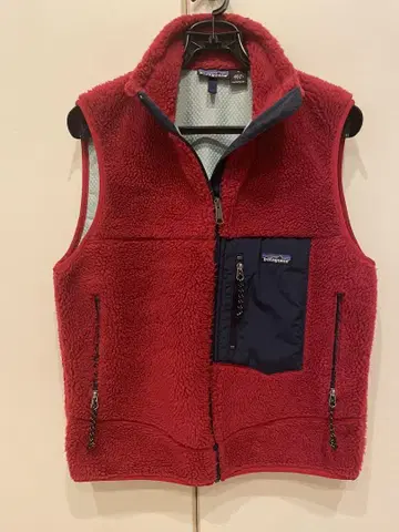 patagonia 레트로x 베스트 M 빨간색