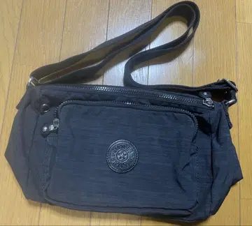 키플링 숄더백 나일론 블랙