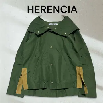 HERENCIA 마운틴 후드티 블루종 카키 38 후드