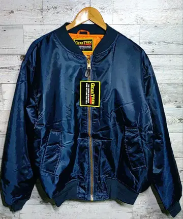 미사용 GEAR TREK 리버서블 MA1 블루종 네이비 x 오렌지 LL