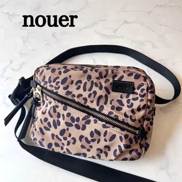 [새상품급] nouer 레오파드 무늬 숄더백  경량 바디백