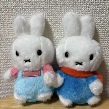 미피 마스코트/볼체인 포함 키링 2개 세트