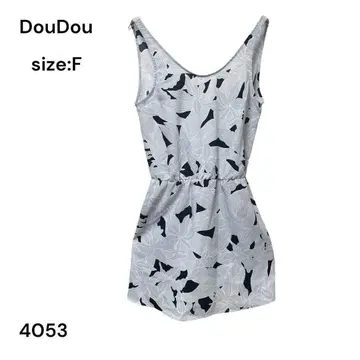 DouDou 드두 원피스 슬리브리스 무릎 기장 FREE 스타일리시