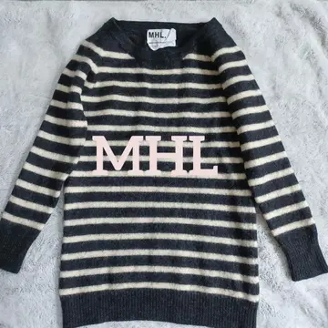 MHL. 보더 긴팔 니트 S