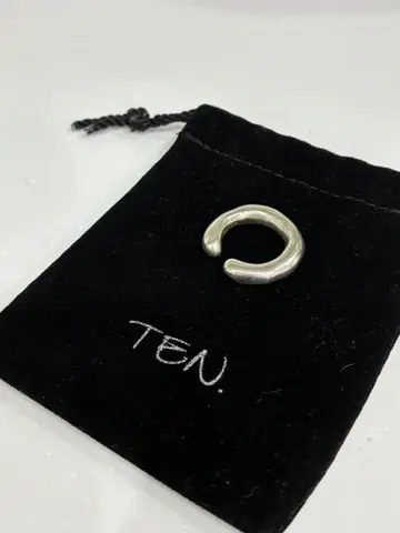 TEN. 플럼프 이어커프 silver925 핑키링