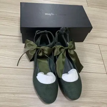 mayla classic 다크 그린 펌프스 36