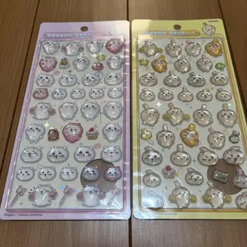 치이카와 (먼작귀) 토끼 모자 꽁지 드롭 씰 BONBON DROP