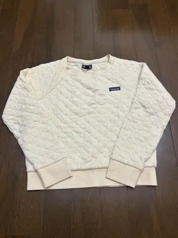 patagonia 오가닉 코튼 맨투맨 S 크림