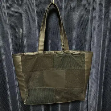 THE SHOP TK 블랙 패치워크 토트백