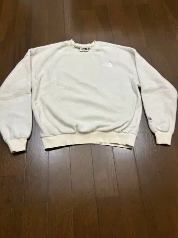 THE NORTH FACE 화이트 맨투맨 S/90