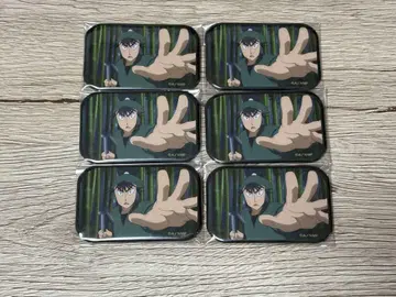 닌타마 란타로 캐릭터 배지 컬렉션 B 스퀘어 캔뱃지 식만류삼랑