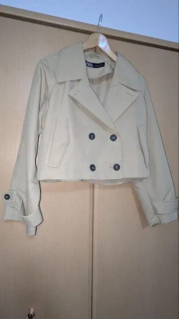 ZARA 숏 트렌치코트 자켓 L