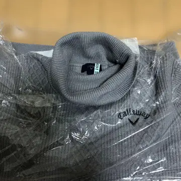 Callaway 그레이 터틀넥 스웨터 L