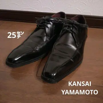 KANSAI YAMAMOTO 비즈니스 드레스 신발 25cm 새상품급