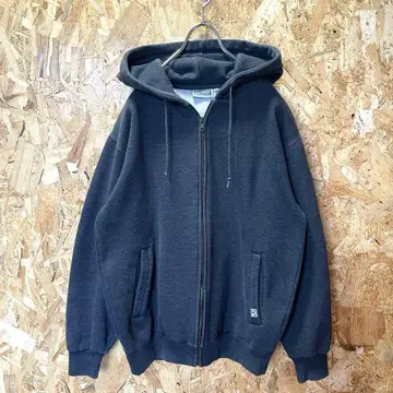 90s Vintage DISCUS 집업 후드티 후디 차콜 블랙