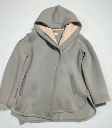 미사용 Bou Jeloud 바이컬러 본딩 코트 민트