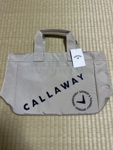 CALLAWAY 베이지 토트백