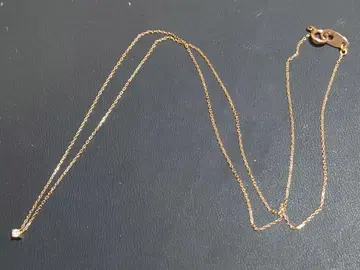 K10 목걸이 40cm 다이아 10금 지르코니아