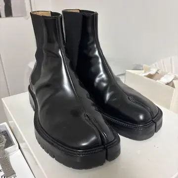블랙 사이드 고어 부츠 S57WU0275 사이즈 40