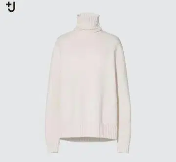 유니클로 질 샌더 미들 게이지 캐시미어 블렌드 터틀넥 스웨터