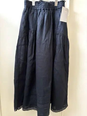 TSUHARUby SM2 린넨 스커트 네이비