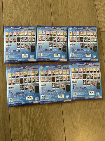 제일복권 디지몬 시리즈 E상 6개 세트
