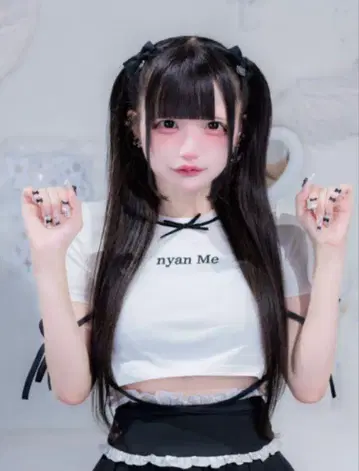 nyan Me 미우미오 지뢰 양산형 오리본피치T